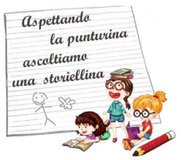 Aspettando la punturina ascoltiamo la storiellina