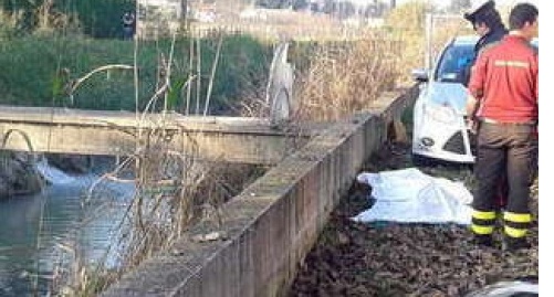 Cadavere alla diga Enel di Novara