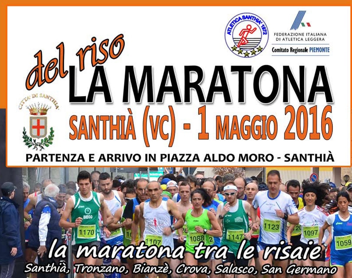 Domenica la Maratona di Santhià