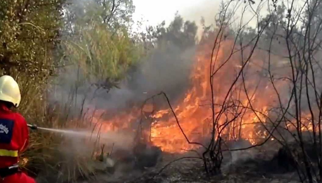 Rischia di andare a fuoco il Santuario di Belmonte