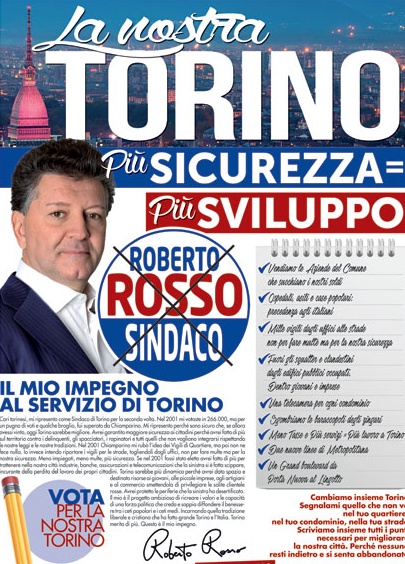 Roberto Rosso fanalino di coda nei sondaggi a candidato sindaco di Torino