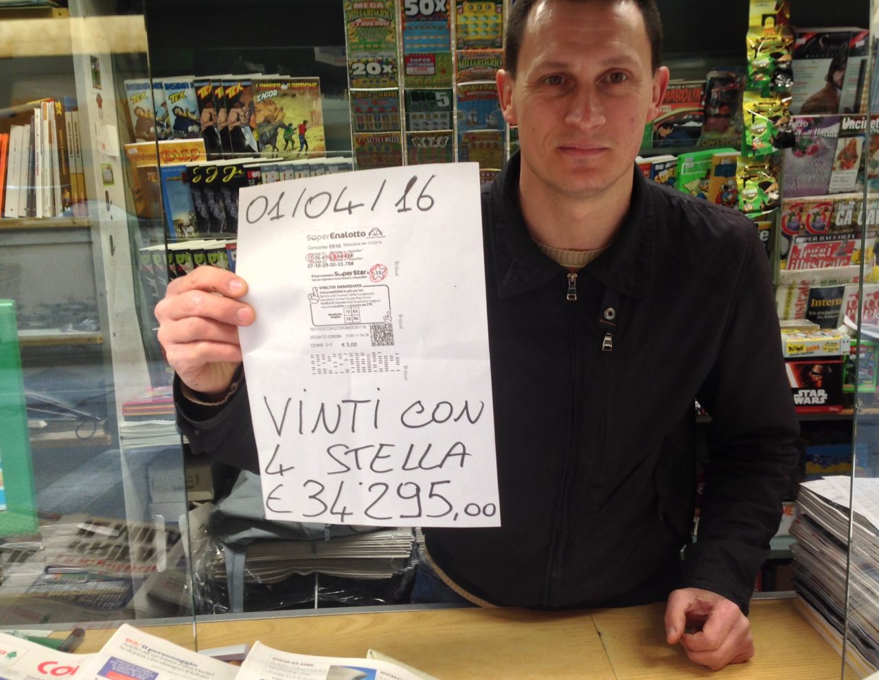 Sostanziosa vincita al Super Enalotto