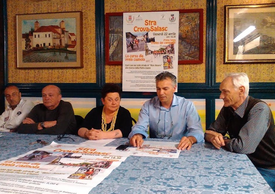 Venerdì 22 aprile si corre la Salasco-Crova