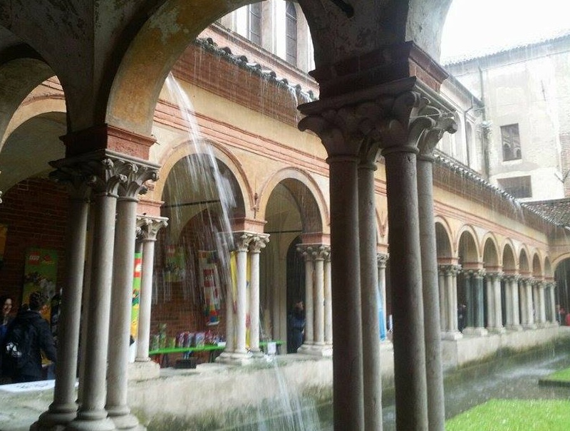 Cascate nel chiostro della Basilica… il video.