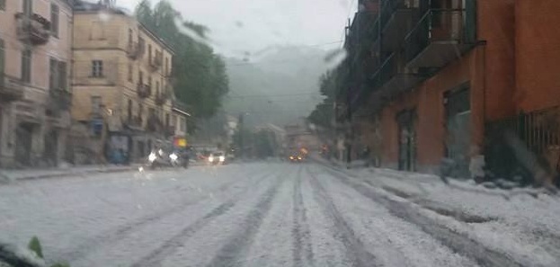 Disastroso temporale a Torino