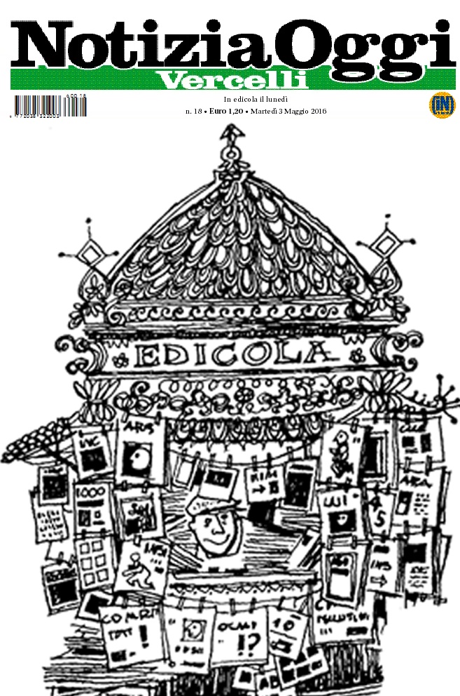 Notizia Oggi Vercelli in edicola martedì 3 maggio