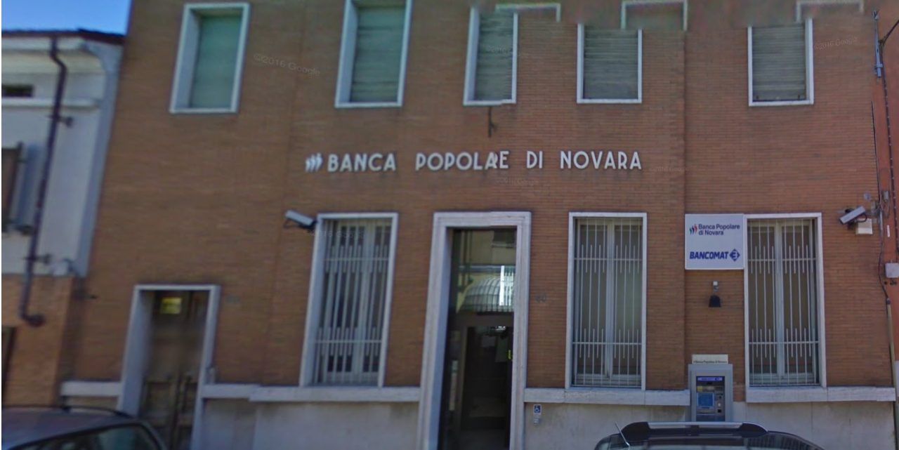 Fontanetto Po, furto nella notte alla Banca Popolare di Novara