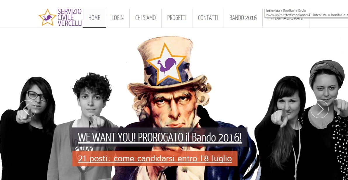 Prorogata la scadenza per il Servizio Civile.