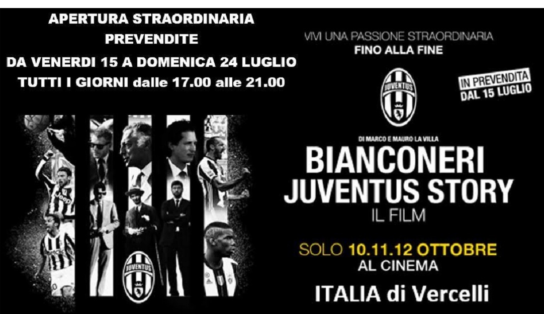 Cine Italia: le prevendite per “Bianconeri”
