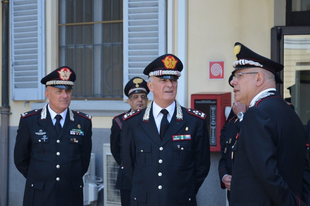 Il Generale Del Sette in visita al Comando Provinciale dei carabinieri