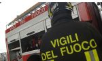 Incendio di un trattore a San Germano