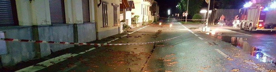 MALTEMPO: danni a Casanova , Borgo Vercelli e Villata