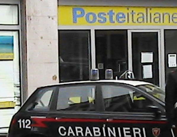 CRONACA: rapina alle Poste a pochi chilometri da Trino. Bottino di 30mila euro