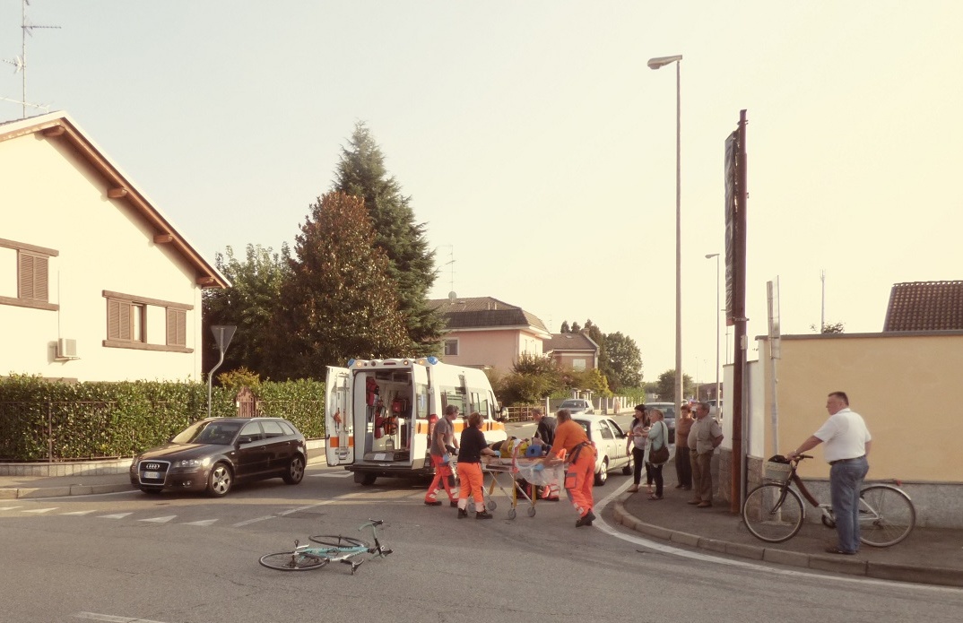 INCIDENTE: ciclista ferito a Porta Torino