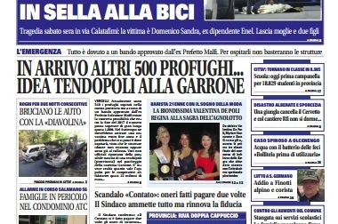 Su Notizia Oggi Vercelli in edicola...