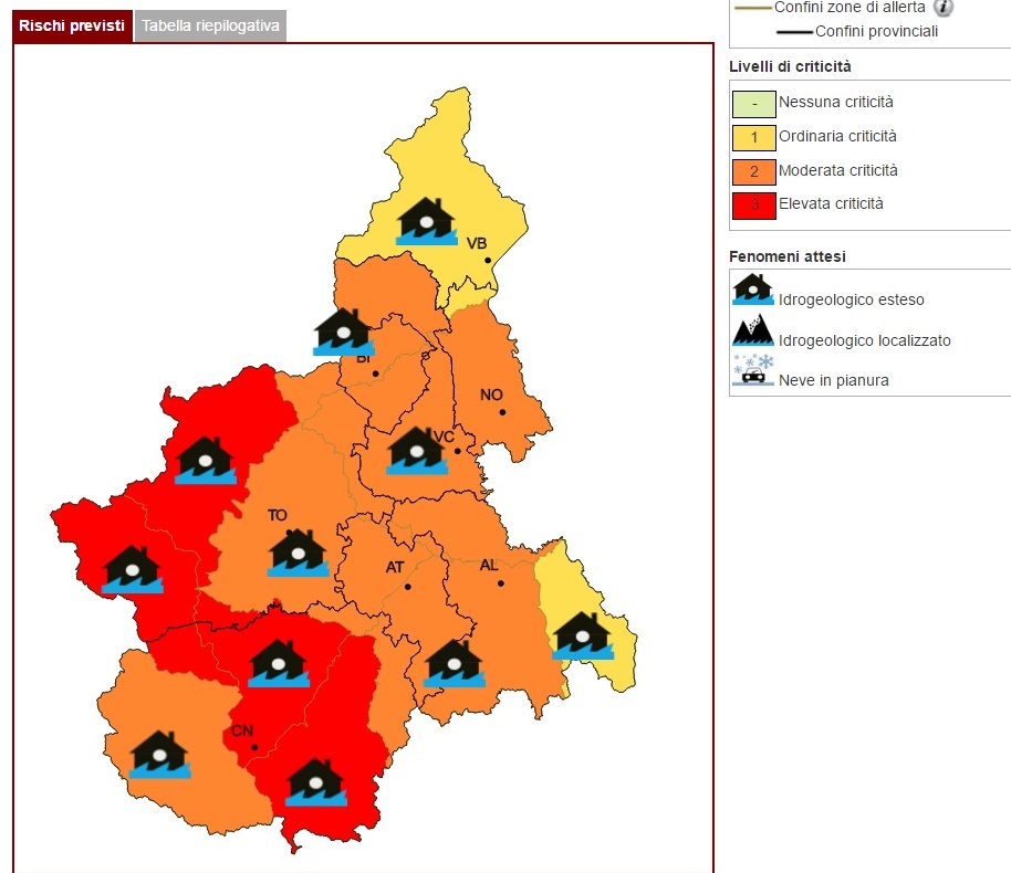 ALLERTA METEO: ora preoccupa la piena del Po
