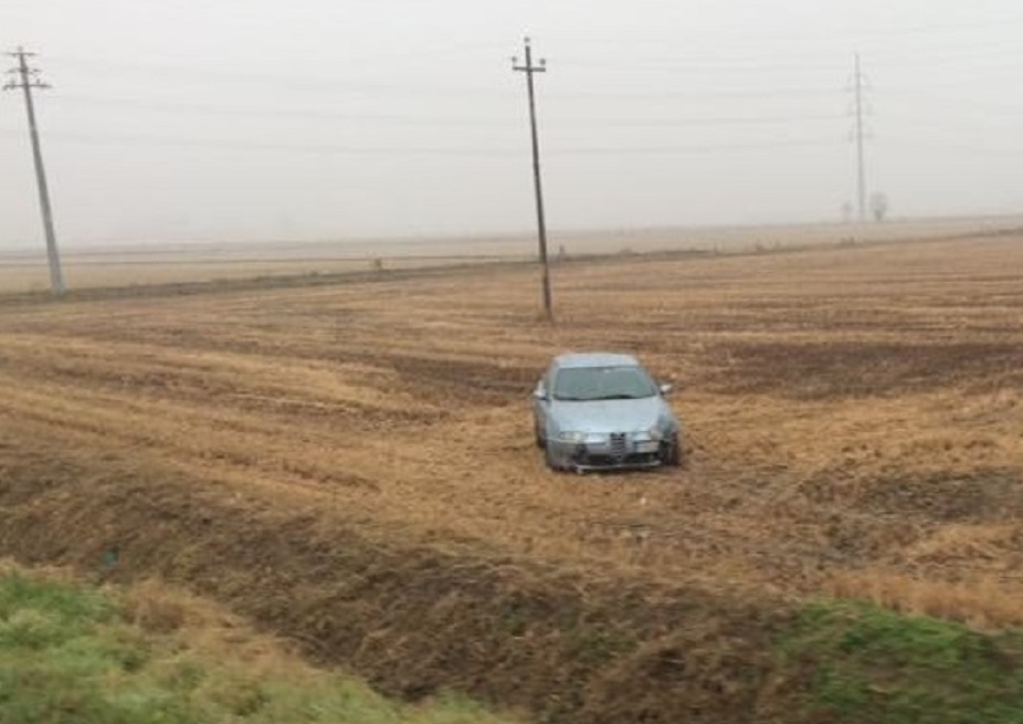 CRONACA: Auto fuori strada tra Asigliano e Vercelli