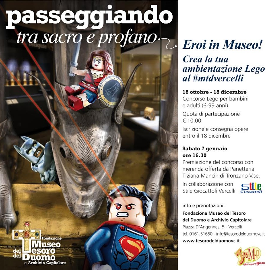 LEGO AL MUSEO: continua il concorso al MTD