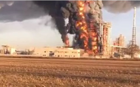 CRONACA: esplosione alla raffineria di Sannazzaro