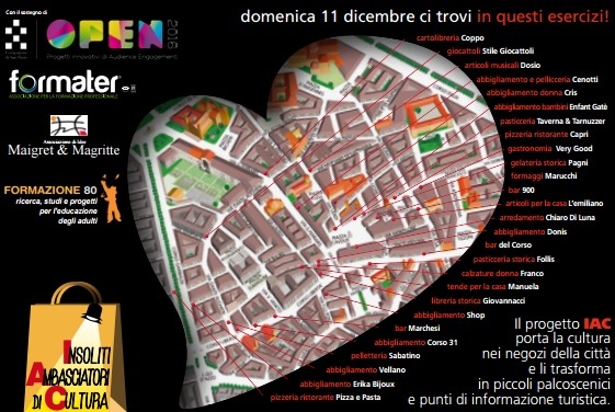 Gli “Insoliti ambasciatori della cultura” all’opera nei negozi di Vercelli