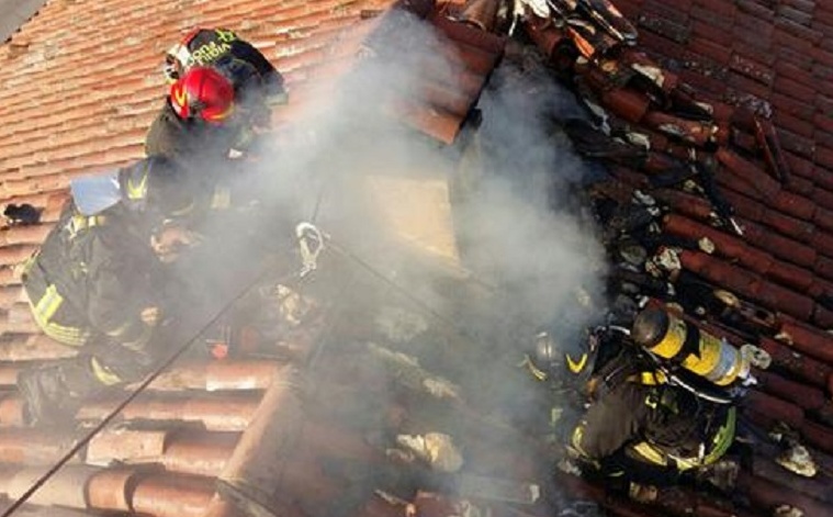 INCENDIO A STROPPIANA