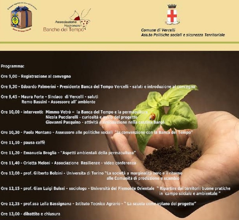 PERMACOLTURA con Banca del Tempo e Istituto Agrario