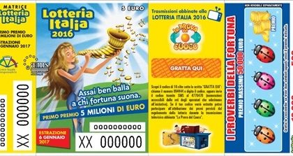 Lotteria Italia 2016: l'elenco completo dei biglietti vincenti