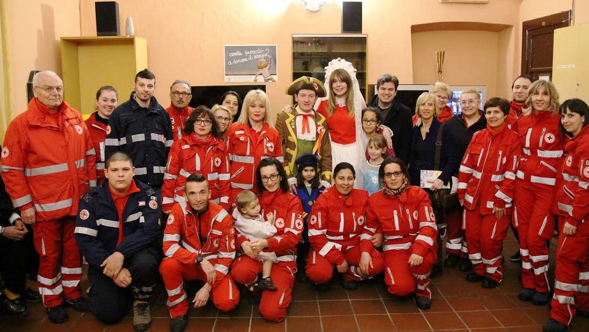 CROCE ROSSA: Visita delle maschere