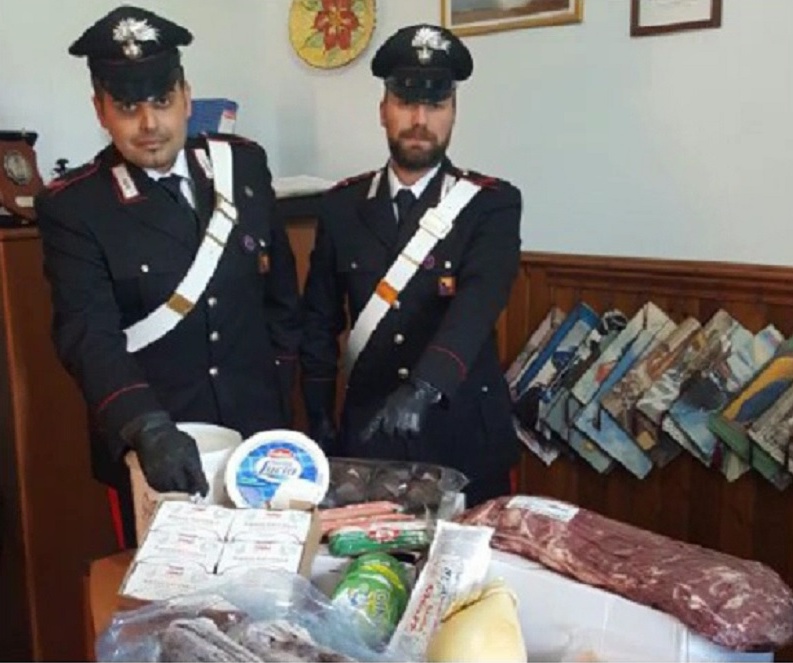 CRONACA: vercellese fermato con 250 Kg di cibi mal conservati