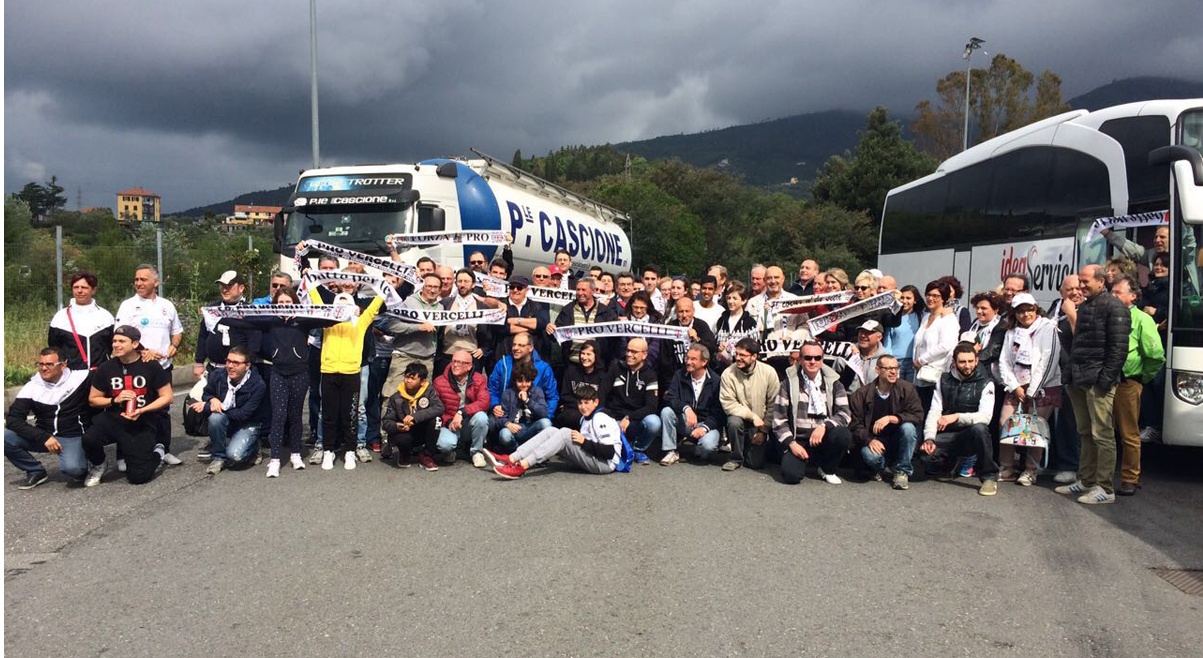FORZA PRO!: 120 tifosi a Pisa