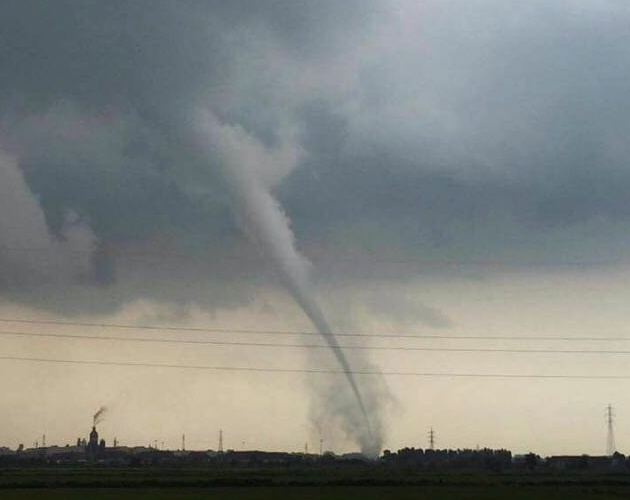 MALTEMPO: Tromba d’aria nella Bassa