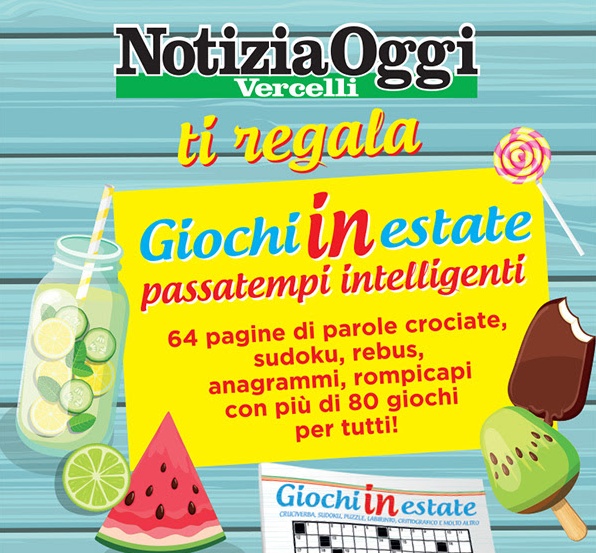 ARRIVANO I GIOCHI PER L’ESTATE
