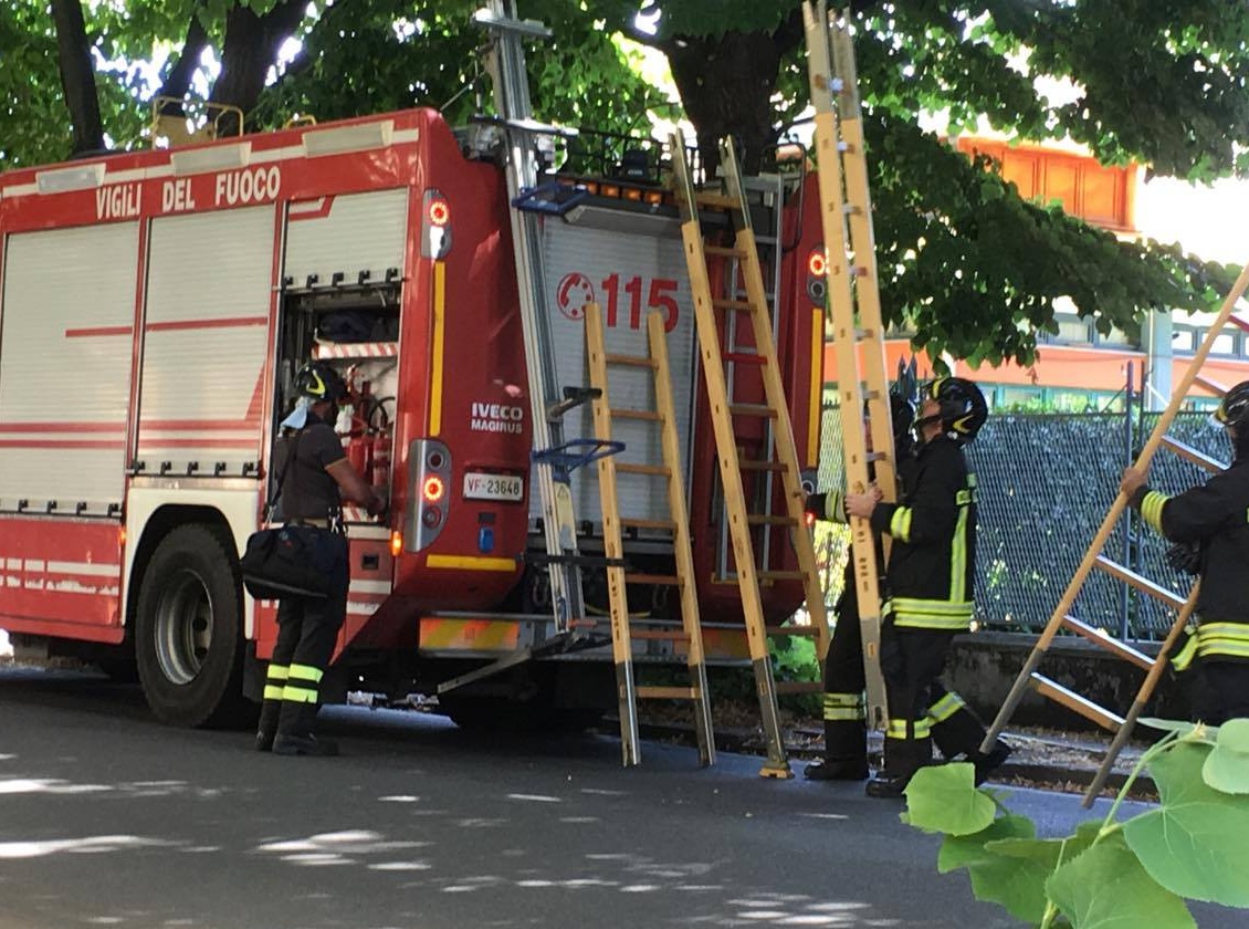 VERCELLI: fuga di gas in corso Rigola