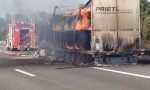 CRONACA: camion in fiamme tra Vercelli e Casale