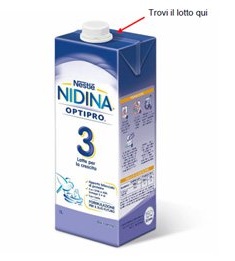 Latte per bambini: Nestlé richiama due lotti
