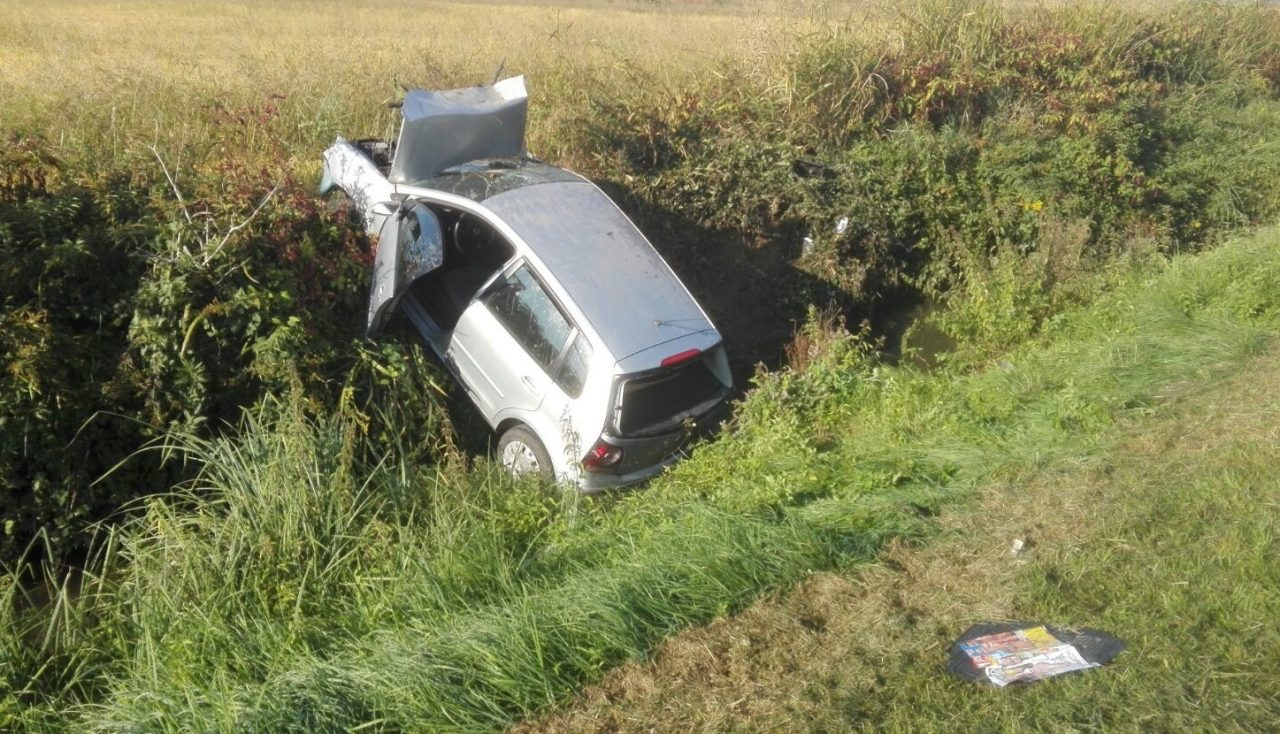 AUTO NEL FOSSO A OLCENENGO