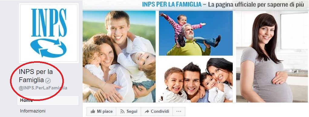 INPS: Diffidate dalle imitazioni su FB