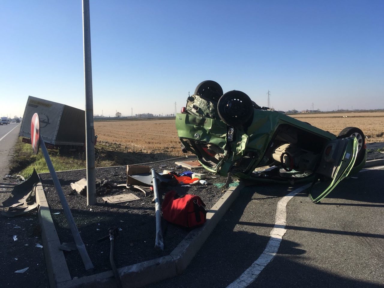 Grave incidente in tangenziale