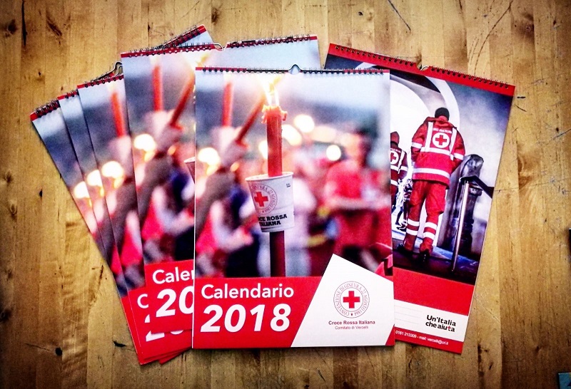 Calendario Croce Rossa aiutiamo chi aiuta