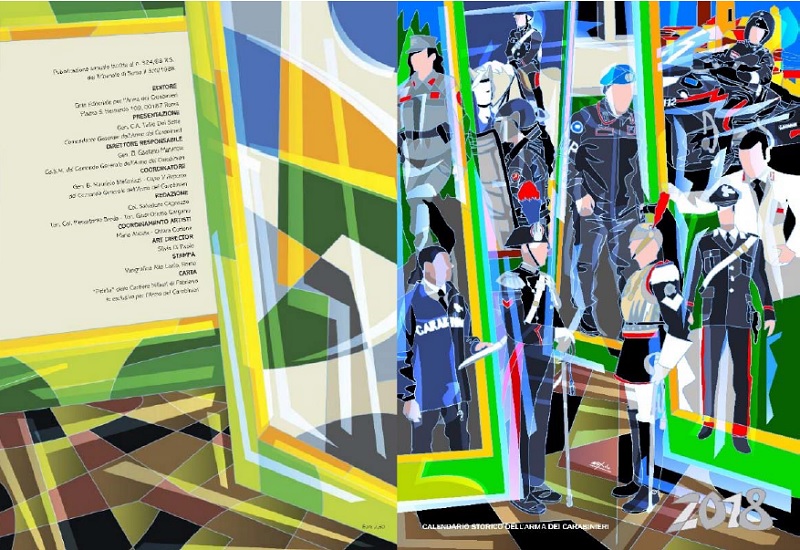 Calendario Carabinieri un capolavoro grafico