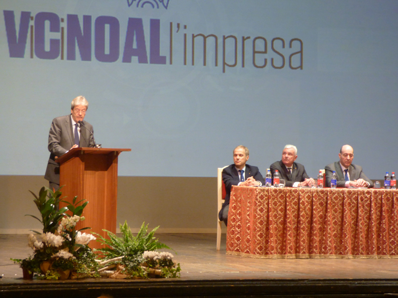 Discorso premier al Teatro Civico: le novità annunciate