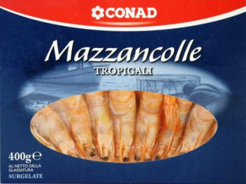 Crostacei infetti ritirati da Conad
