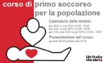 Primo soccorso con le lezioni della Cri