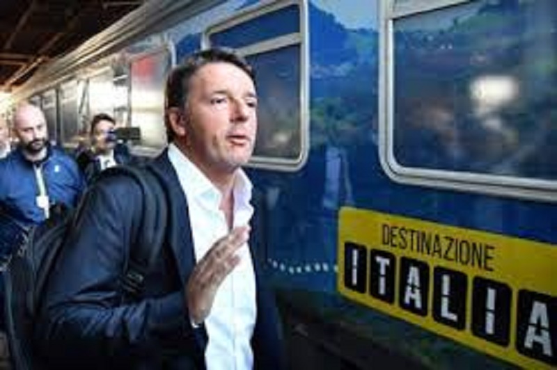 Renzi visita Trino e va in bici