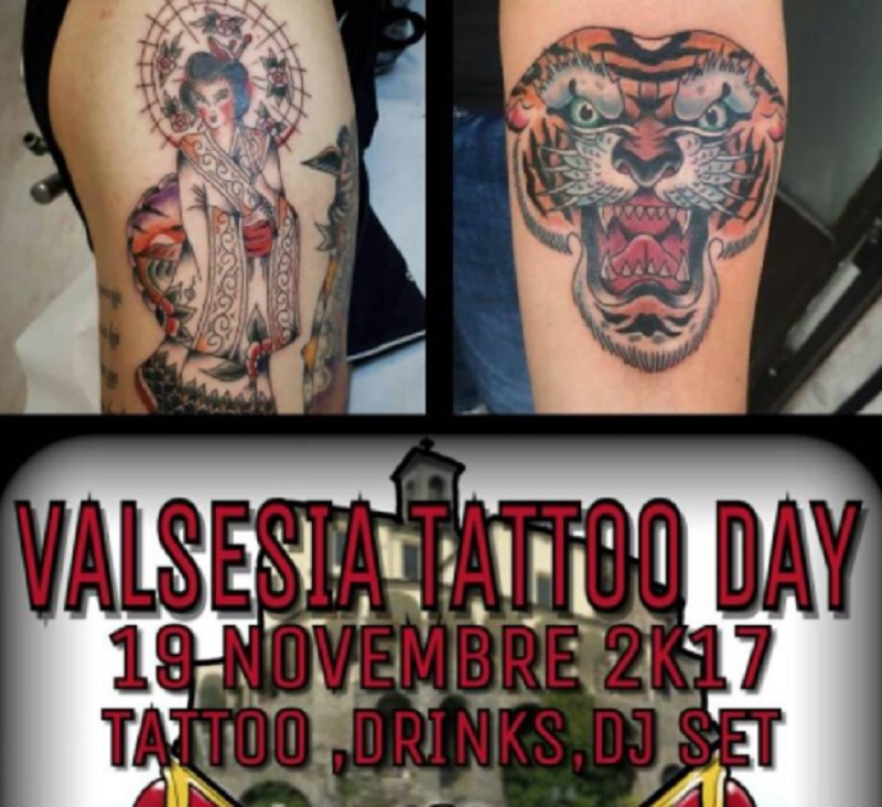 Tattoo Day dipinti sulla pelle