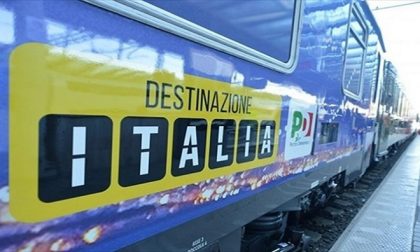 Renzi a Vercelli con il suo treno