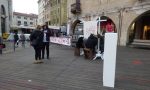 Studenti anti Aids happening in piazza