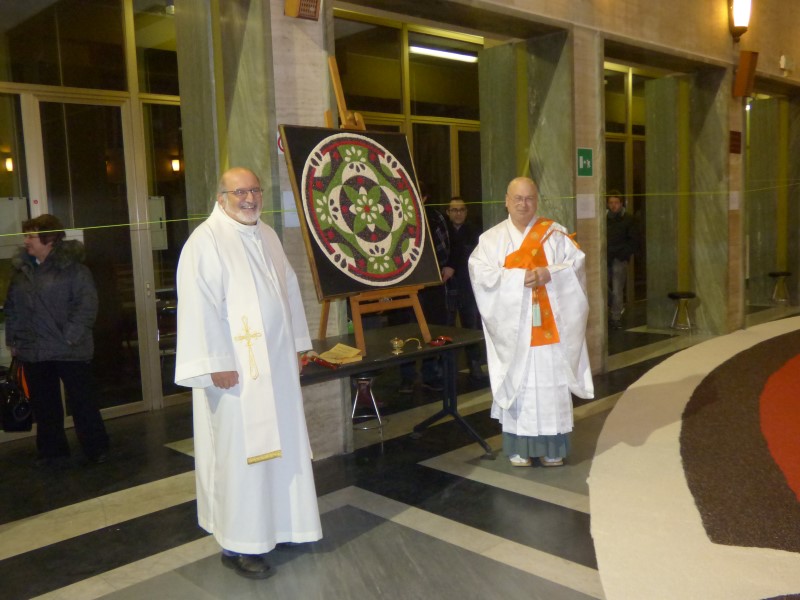 Mandala di riso la consacrazione foto e video