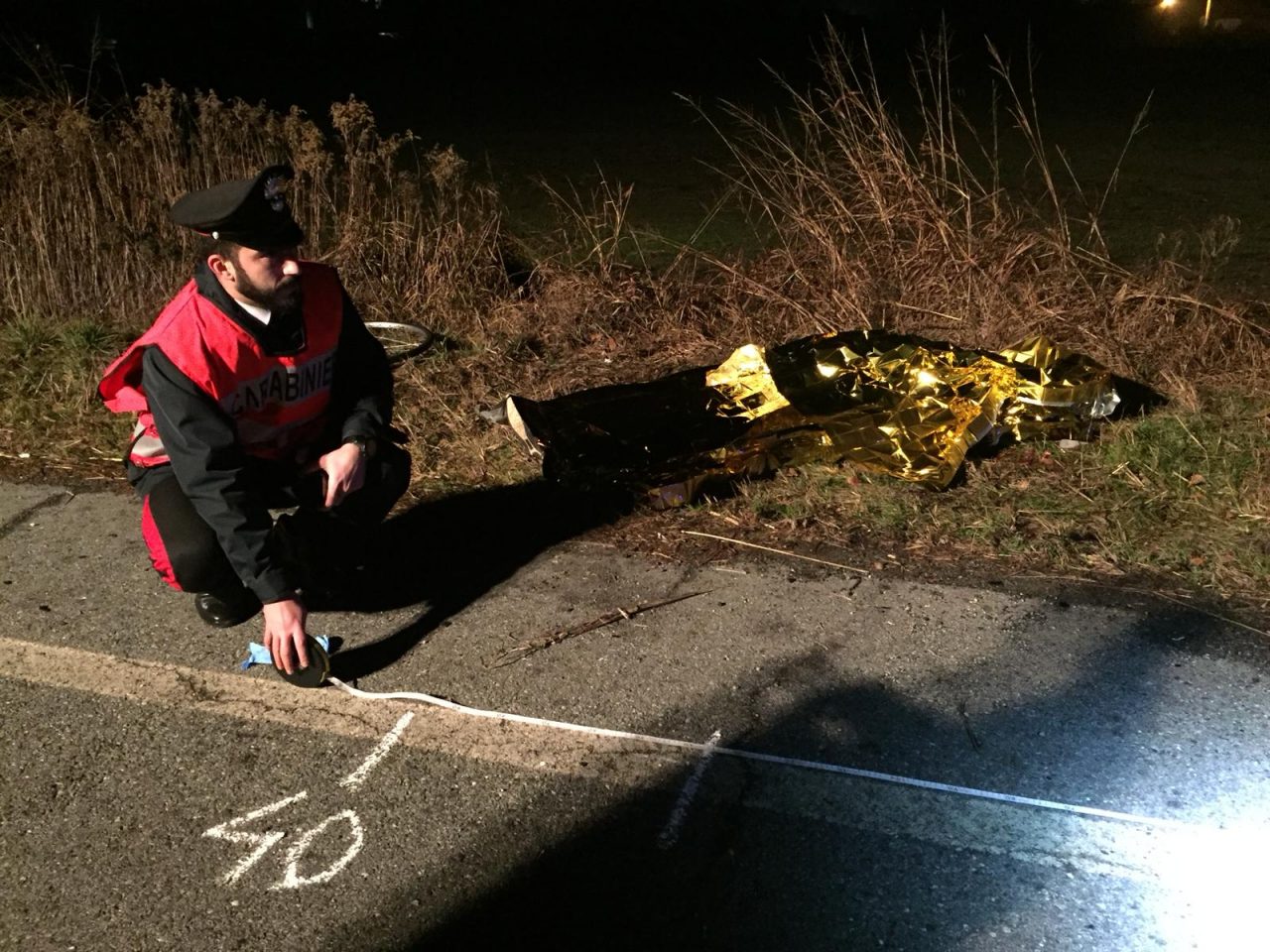 Tragico incidente morto ciclista LE FOTO
