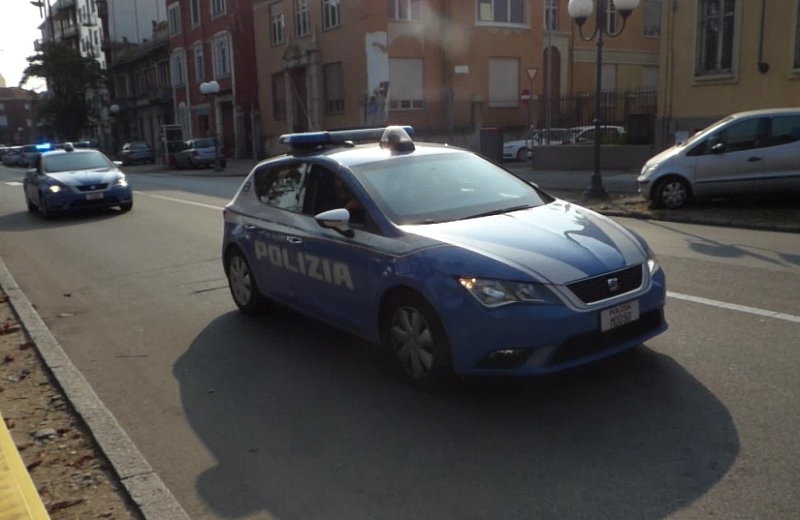 Inseguimento della Polizia a Vercelli